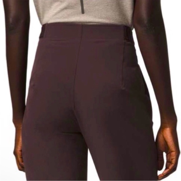 Lululemon Esker Trouser Lululemon Lab Brown Sequoia Pants | Size 6 - Picture 4 of 11